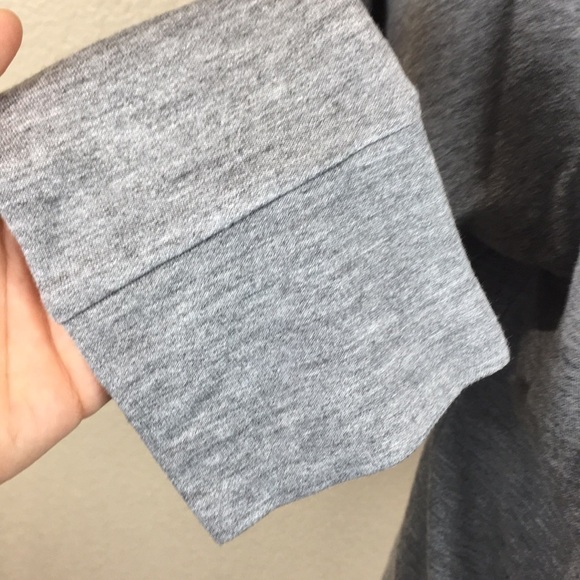 Cloth and Stone Knotted Hooded Sweatshirt Gray M - Picture 3 of 8